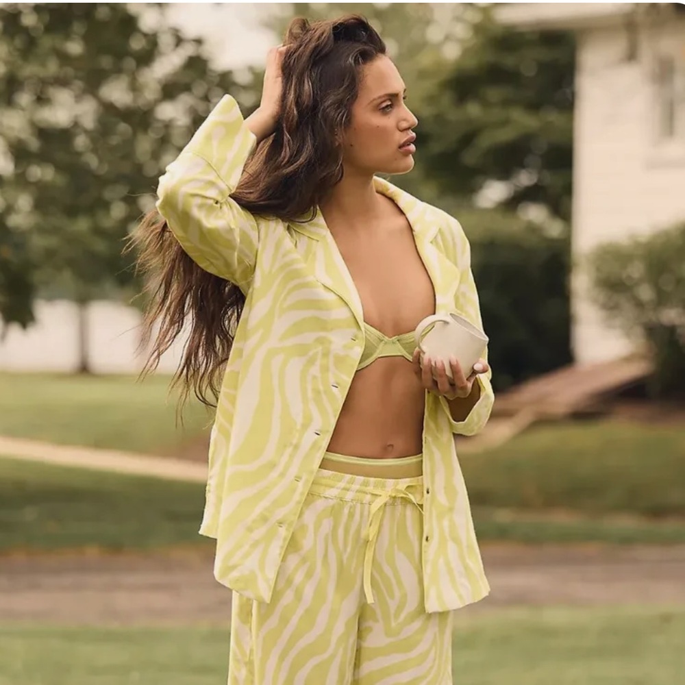 Anthropologie flannel Pajama top